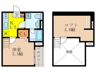 Valenti小阪の物件間取画像